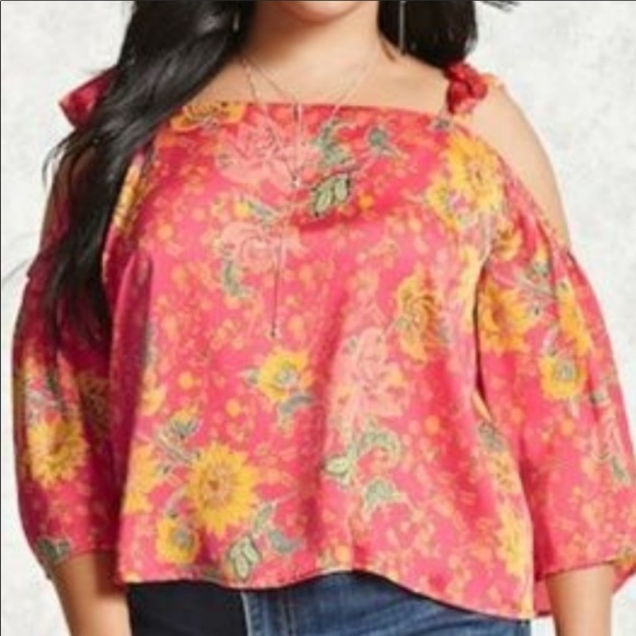Forever 21 Tops - Gorgeous PLUS OFF-THE-SHOULDER TOP